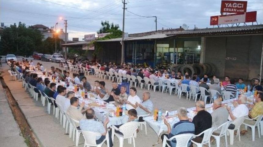 Sanayi Sitesi Esnafı İftarda Buluştu