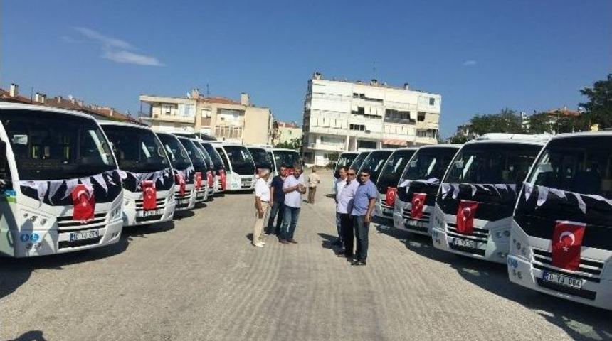 Gen&ccedil;er&rsquo;den Ara&ccedil;ları Yenilenen Dolmuş&ccedil;ulara Nazar Boncuğu