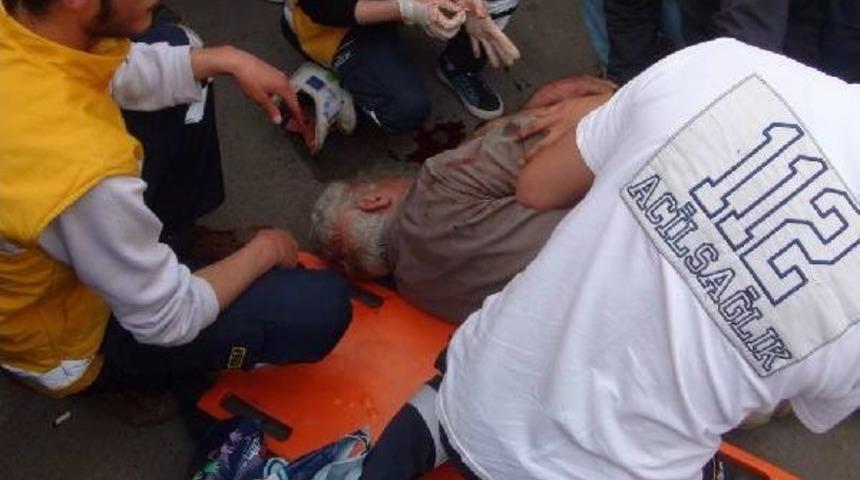 &Ccedil;arptığı Yayayı Kanlar I&ccedil;inde G&ouml;r&uuml;nce Ağladı