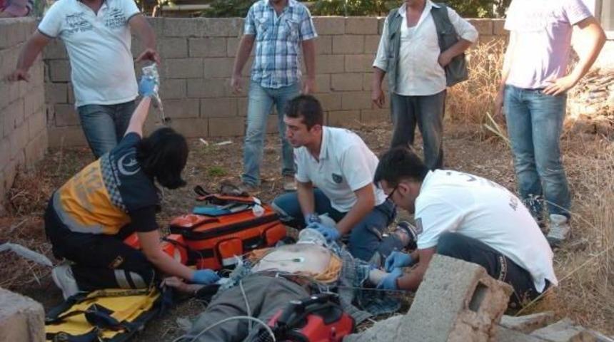 Motosikletle Duvara &Ccedil;arpan Kore Gazisi Ağır Yaralandı