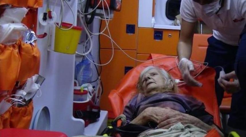 Kedilerine Zarar Verileceği Iddiasıyla Kendini Evine Kilitleyen Kadın, Polis Zoruyla Hastaneye G&ouml;t&uuml;r&uuml;ld&uuml;