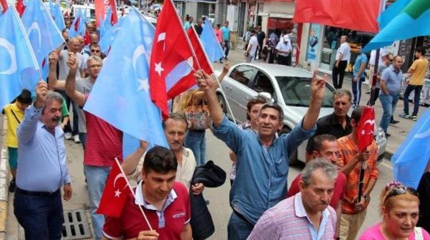 Zonguldak'ta &Ccedil;in Tepkisi