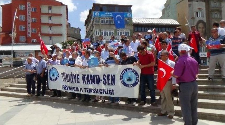 Kamu Sen &Uuml;yelerinden Doğu T&uuml;rkistan Tepkisi