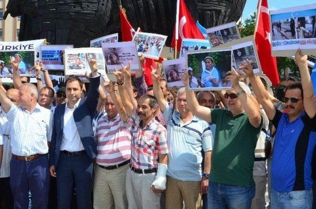 Çanakkale’de Doğu Türkistan’a Destek Yürüyüşü