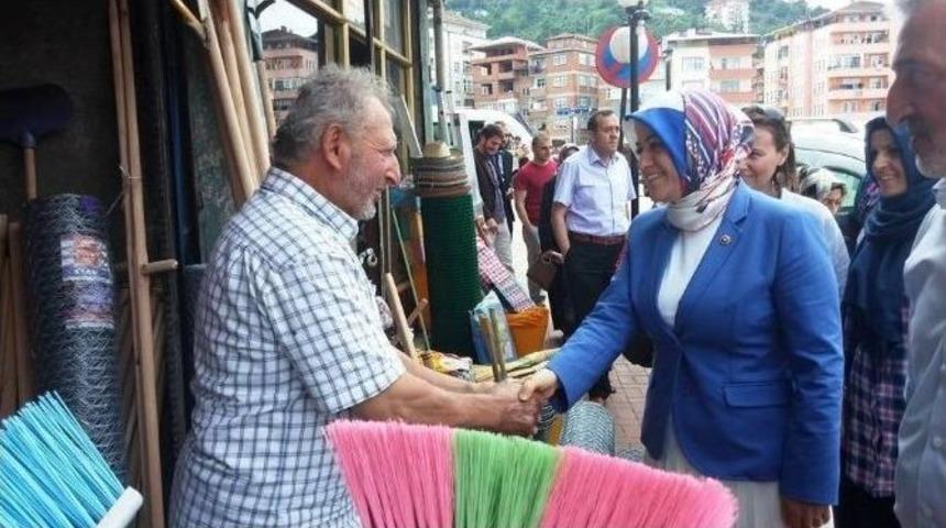 Ak Parti Trabzon Milletvekili K&ouml;seoğlu&rsquo;ndan K&ouml;pr&uuml;başı Ve S&uuml;rmene İl&ccedil;elerine Teşekk&uuml;r Ziyareti