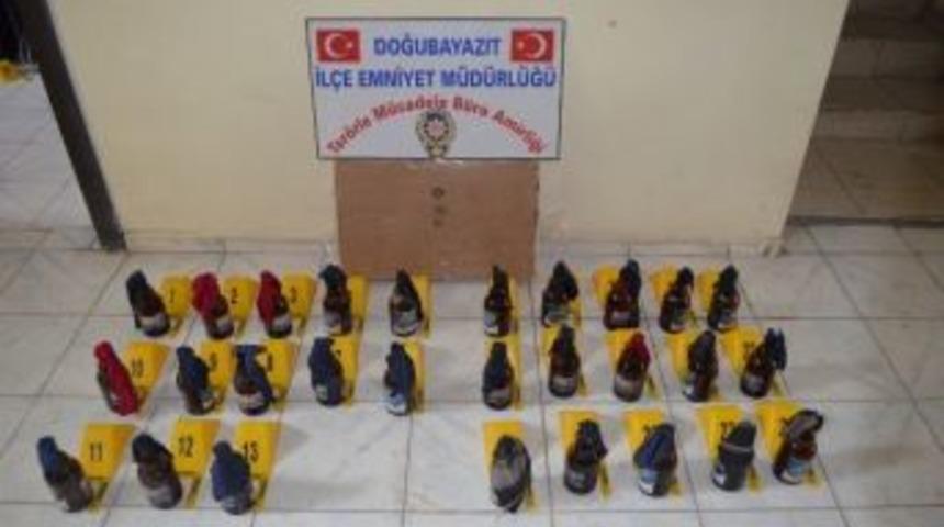 Doğubayazıt&rsquo;ta 42 Adet Molotof Bombası Ele Ge&ccedil;irildi