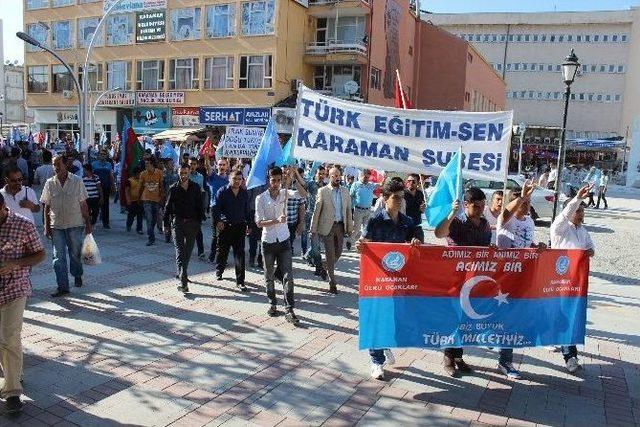 Ülkü Ocaklarından Sincan Uygur Özerk Bölgesi’ndeki Uygulamalara Tepki