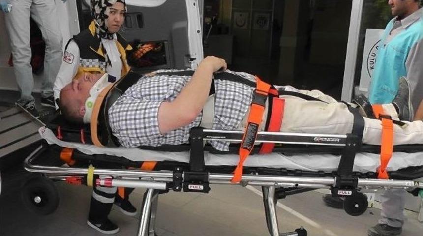 Kulu&rsquo;da Trafik Kazası: 1 Yaralı