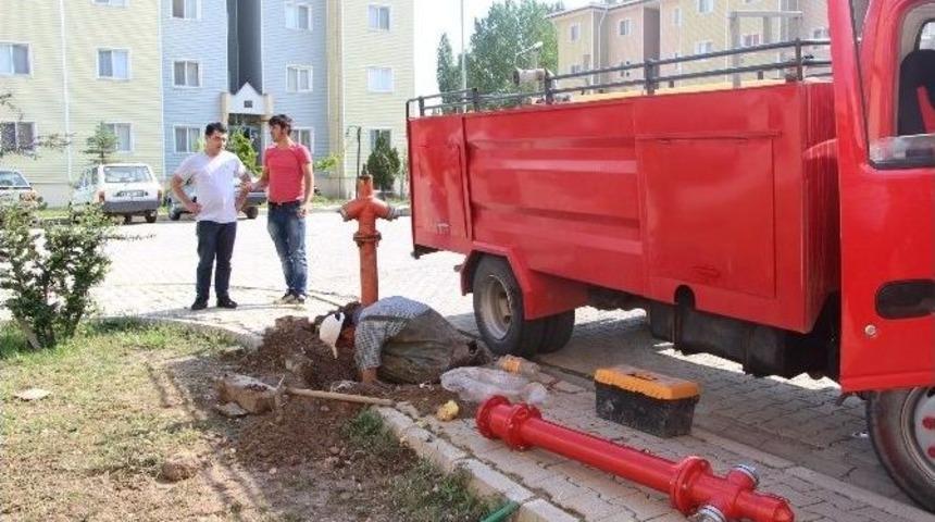 Yangın Vanaları Kontrolden Ge&ccedil;iriliyor