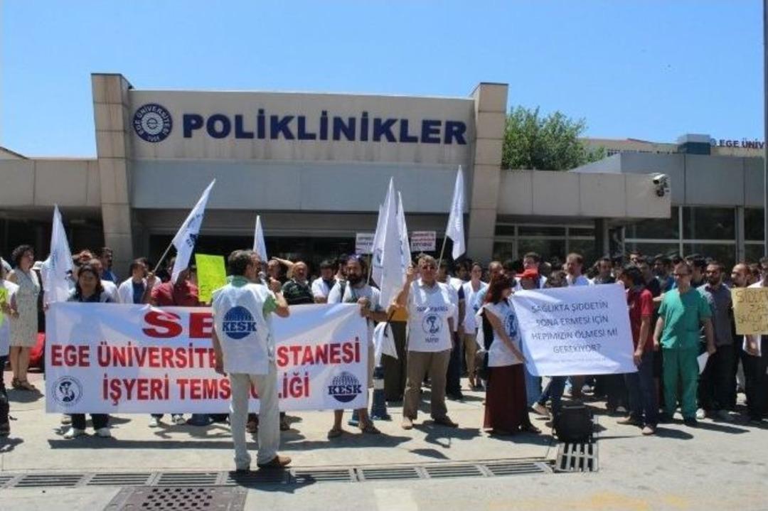 Hasta Yakınlarının Şiddetinden Odaya Sığınarak Kurtuldular