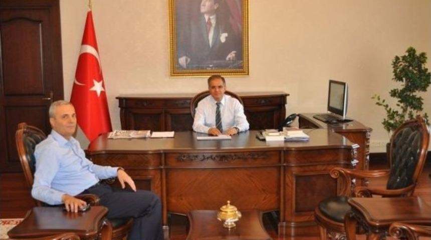 Balcı&rsquo;dan Vali Tapsız&rsquo;a Veda Ziyareti