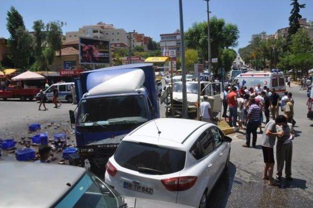 Freni Boşalan Kamyon Can Aldı