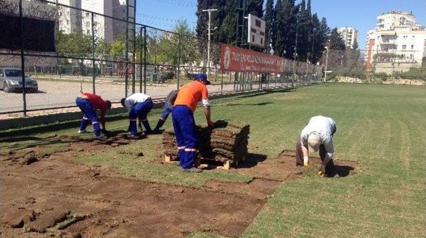 Spor Tesisleri Bakıma Aldı
