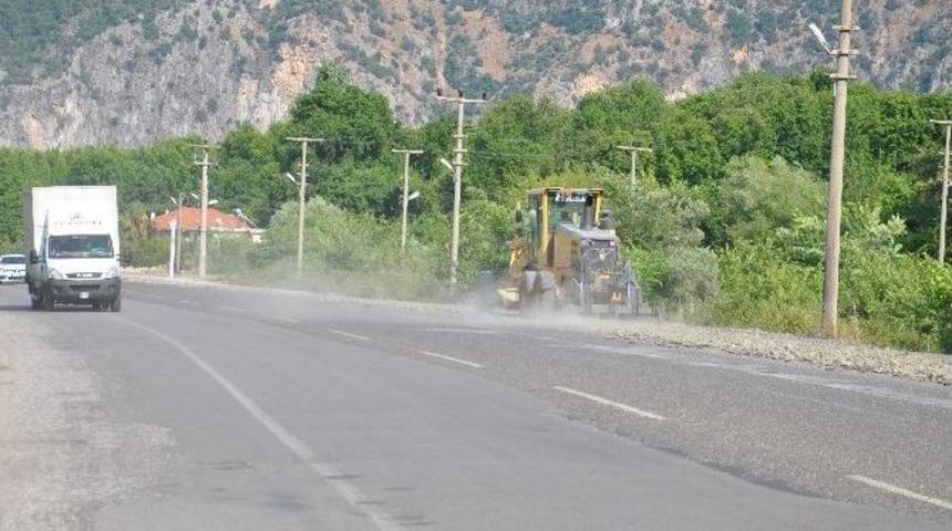 Ortaca - Dalyan Yolu Asfaltlanıyor