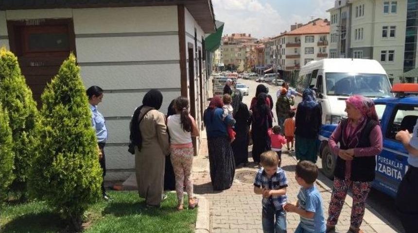 Pursaklar Zabıtasından Dilenci Operasyonu