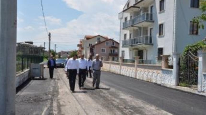 Yeşilyurt Mahallesi Simge Sokak Parke Taşlarıyla Kaplanıyor