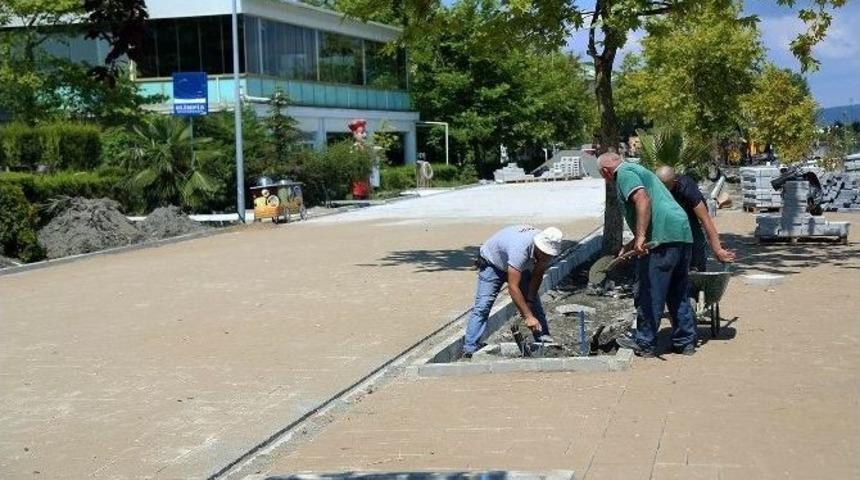 Sapanca Sahilinde Onarım Ve D&uuml;zenleme &Ccedil;alışmaları Devam Ediyor
