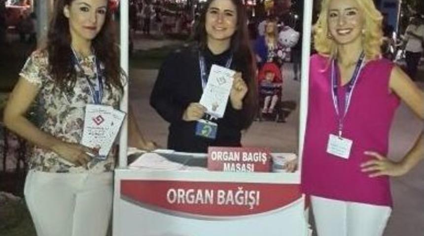 Organ Bağışı İ&ccedil;in Stant Kurdular
