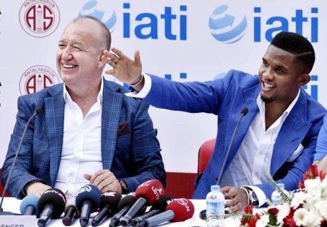 Eto'o Antalyaspor'a Imza Attı (2-Yeniden)