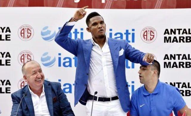 Eto'o Antalyaspor'a Imza Attı (2-Yeniden)