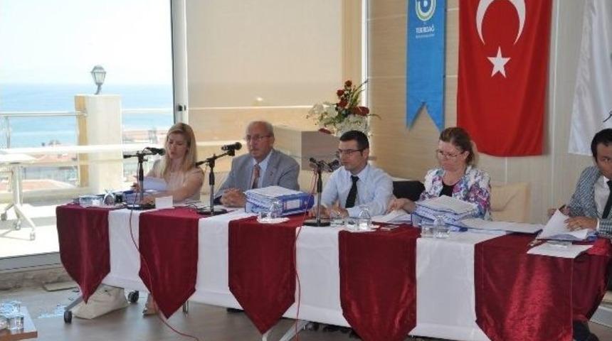 Tekirdağ B&uuml;y&uuml;kşehir Belediyesi Temmuz Ayı Meclis Toplantısı Yapıldı