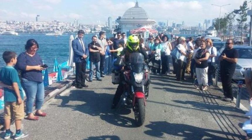 "kadına Şiddet"e Dikkat &Ccedil;ekmek I&ccedil;in Motorsikletle 10 &Uuml;lke Gezecek