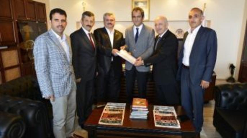 Zonguldak Milletvekilleri Rekt&ouml;r &Ouml;zer&rsquo;i Ziyaret Ettiler