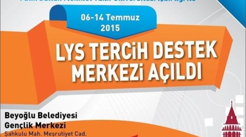 &ldquo;beyoğlu &Uuml;niversite Tercih Destek Merkezi&rdquo; &Ouml;ğrencilerin Hizmetinde