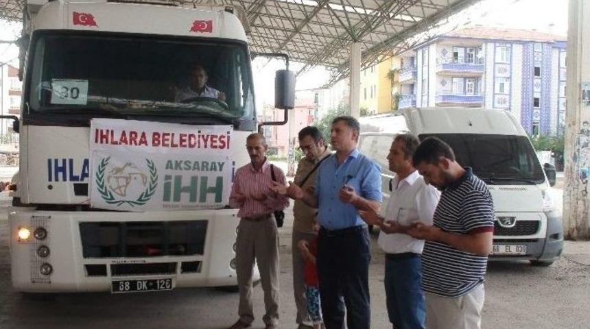 Aksaray İhh&rsquo;dan Suriyelilere Yardım