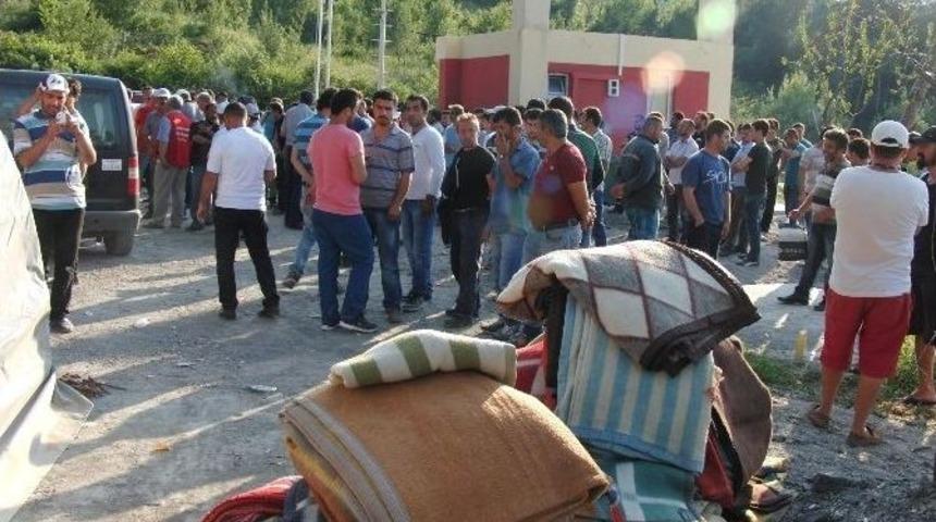 Bartın&rsquo;da Madencilerin İş Bırakma Eylemi Devam Ediyor