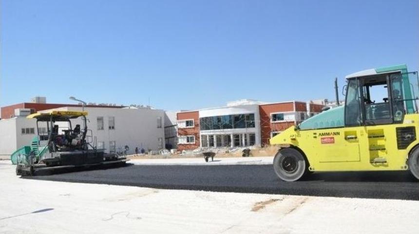 &Uuml;niversite Kamp&uuml;s İ&ccedil;i Asfaltlama &Ccedil;alışmaları Başladı