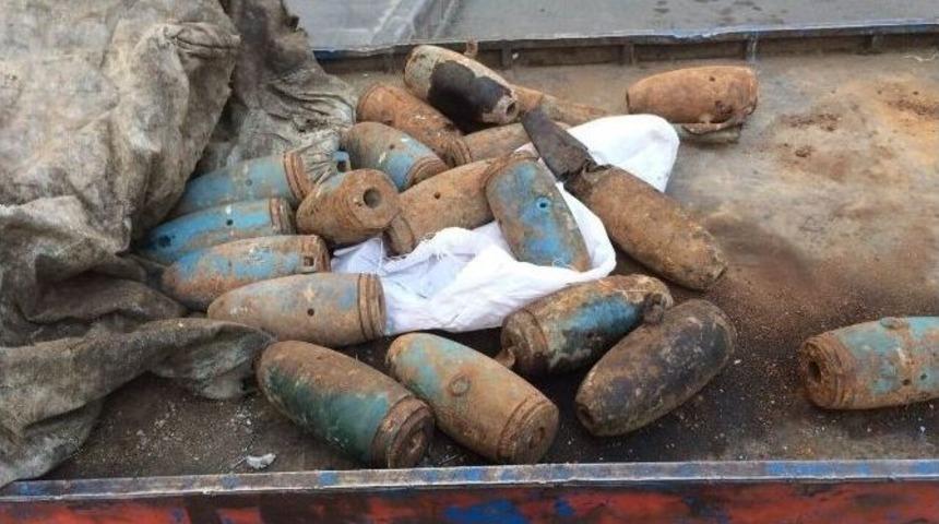 Hurdacıda 19 Adet M&uuml;himmat Par&ccedil;ası Bulundu