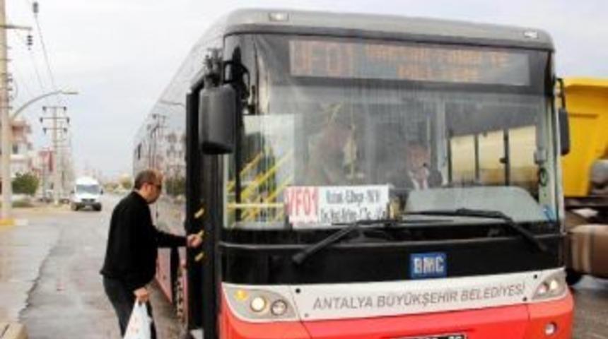 Antalya'da Toplu Ulaşımda '&ouml;zgecan Y&ouml;netmeliği'