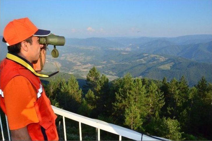 (özel Haber) Gözler Dürbünde, Eller Telsizde Ormanı Koruyorlar G1