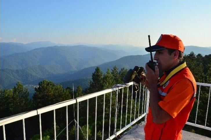 (özel Haber) Gözler Dürbünde, Eller Telsizde Ormanı Koruyorlar G3