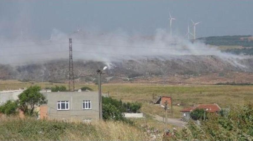Bandırma &Ccedil;&ouml;pl&uuml;ğ&uuml;nde Yangın Yeniden Başladı