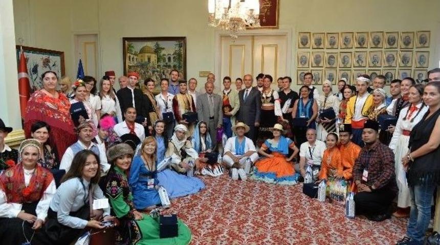 Yabancı Dans&ccedil;ılardan Başkan Altepe&rsquo;ye Ziyaret