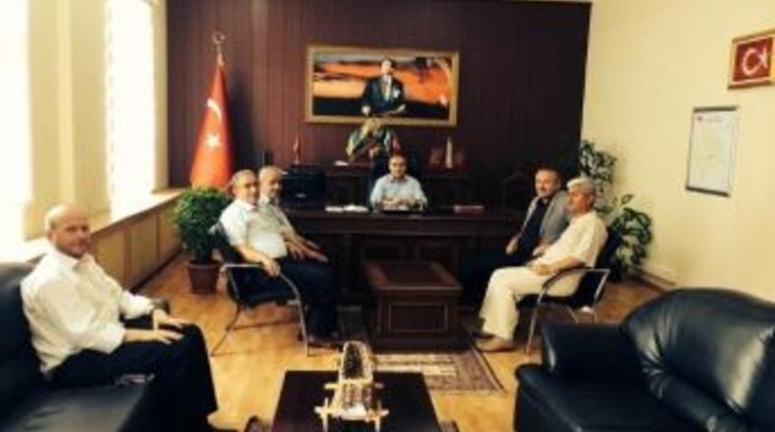 Kaymakam Beyazyıldız&rsquo;a Veda Ziyareti