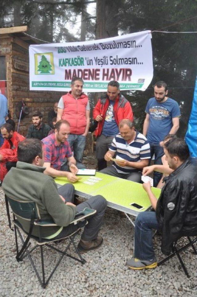 Artvin'de Çevrecilerin Maden Direnişi Sürüyor (2)