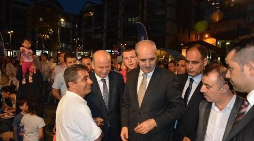 Numan Kurtulmuş Orucunu Vatandaşlarla A&ccedil;tı
