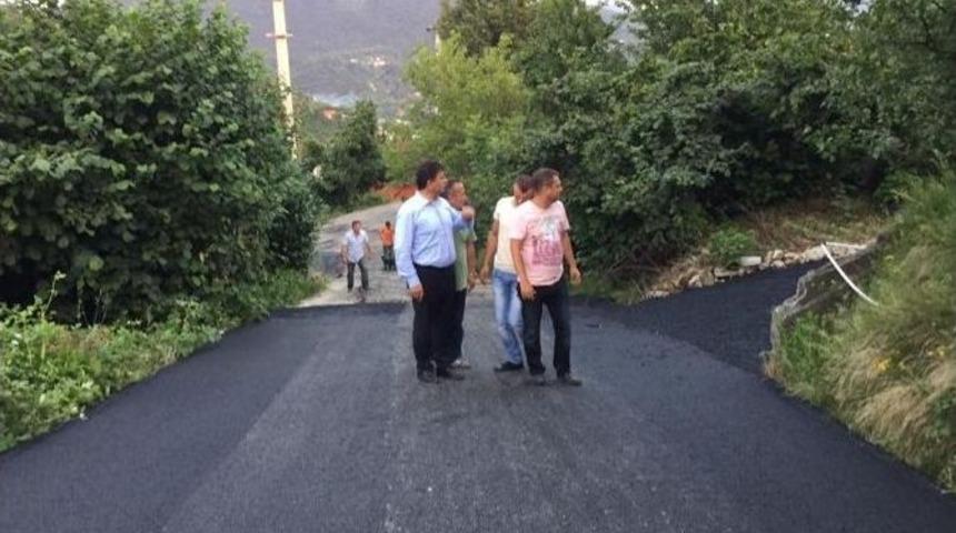 Kozlu&rsquo;da Kaplama &Ccedil;alışmaları Devam Ediyor