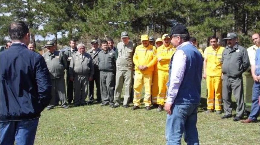 Daday Orman İşletmesinde Yangın Tatbikatı