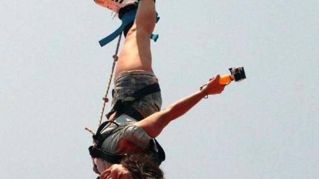 Fethiye'de Bungee Jumping Heyecanı