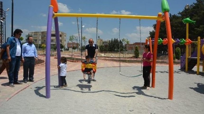 Başkan Kara, Beş Evlere Yapılan Yeniparkı Gezdi