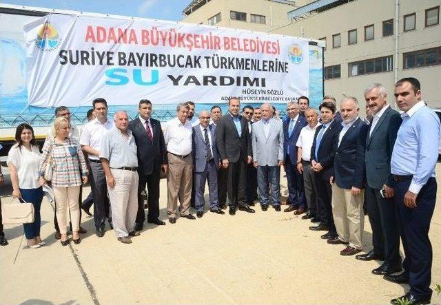 Büyükşehir’den, Suriyeli Türkmenler’e Su Yardımı