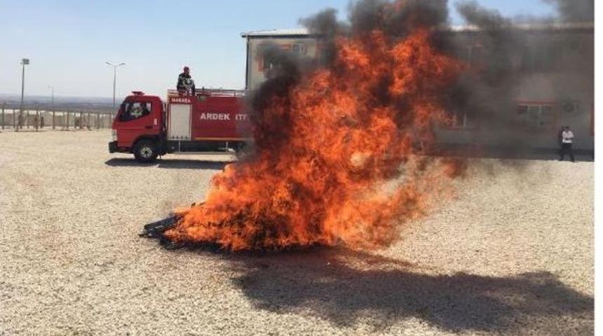 &Ccedil;adırkentte Yangın Tatbikatı