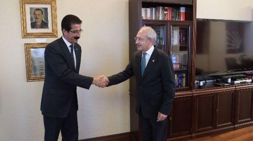 Kılı&ccedil;daroğlu, Kesk Eş Genel Başkanı &Ouml;zgen&rsquo;i Kabul Etti