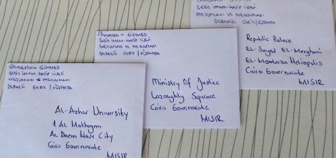 Gediz&rsquo;de Gihmed Derneği &Uuml;yeleri Mursi İ&ccedil;in Mısır Y&ouml;netimine Mektup G&ouml;nderdi