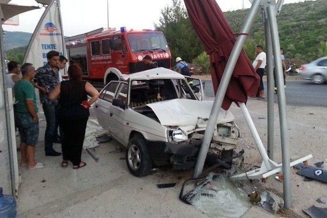Bodrum’da Trafik Kazası: 3’ü Çocuk 4 Yaralı