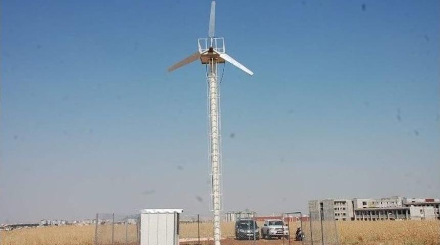 Adıyaman&rsquo;da, Yerli R&uuml;zgar T&uuml;rbini&rlm; Kuruldu